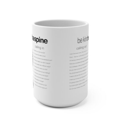 Be Kind With A Spine - Infographic Mug 15oz - Image 2