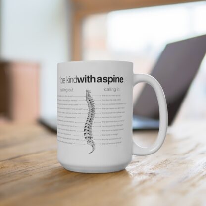 Be Kind With A Spine - Infographic Mug 15oz - Image 4