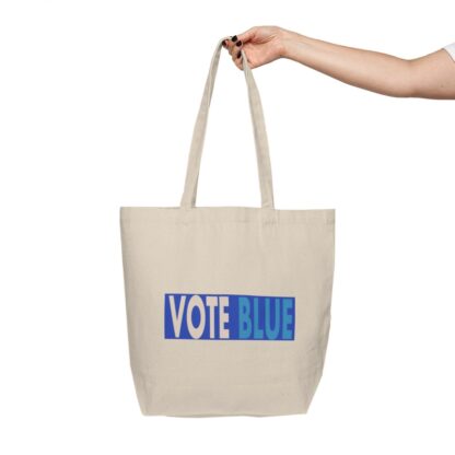 2 sided  - VOTE BLUE , Vote Blue For Freedom  Canvas Shopping /Tote/Beach Bag - Image 5