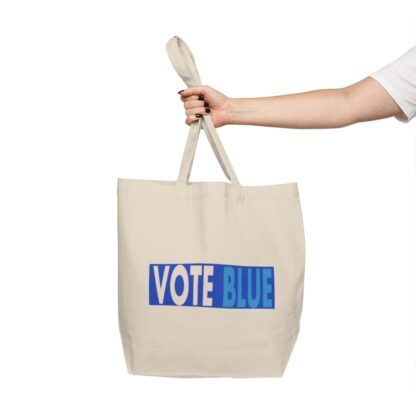 2 sided  - VOTE BLUE , Vote Blue For Freedom  Canvas Shopping /Tote/Beach Bag - Image 7