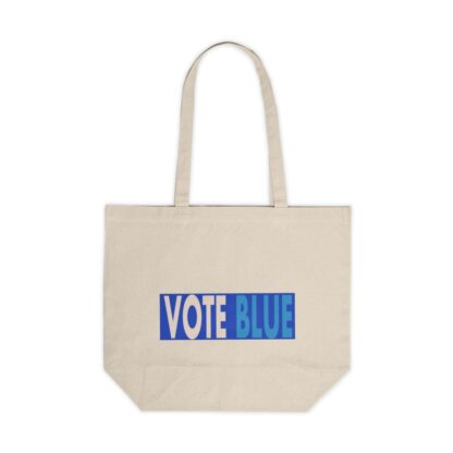 2 sided  - VOTE BLUE , Vote Blue For Freedom  Canvas Shopping /Tote/Beach Bag - Image 2