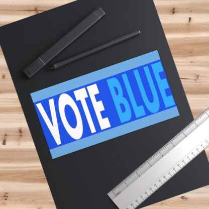 VOTE BLUE Bumper Sticker - Image 6