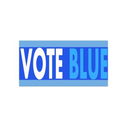 VOTE BLUE Bumper Sticker - Image 4