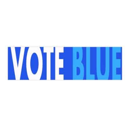 VOTE BLUE Bumper Sticker