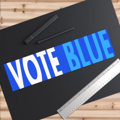 VOTE BLUE Bumper Sticker - Image 9