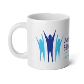 American Ethical Union Inspiring Ethical Communities - Big Mug - planter, pencil holder, coffee, - office,